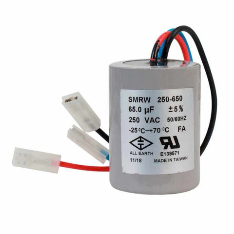 007-001-D-091 - Capacitor de trabajo 65MF Â±5%, 250V, para la caja de control AQUA PAK de 1/2 HP modelo CCQA 1/2115