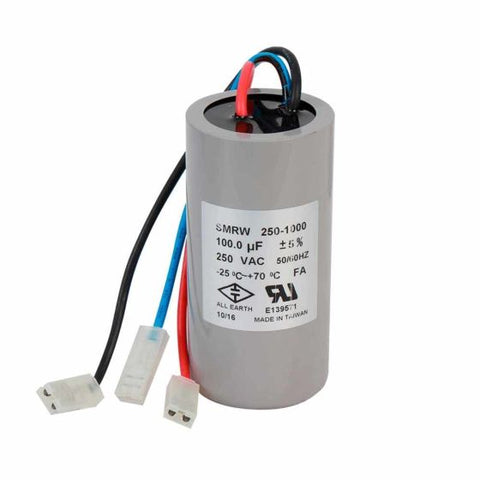 007-001-D-095 - Capacitor de trabajo 100MF Â±5%, 250V, para la caja de control AQUA PAK modelo CCQA 1115