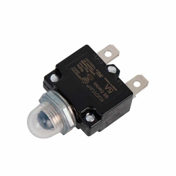 007-001-D-104 - Protección de sobrecarga, 5A, 250V, para caja de control AQUA PAK de 1/2 HP modelo CCQA 1/2230