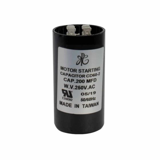 007-001-D-108 - Capacitor de arranque 200MF, 250V, para la caja de control AQUA PAK de 2 HP modelo CCQA 2230