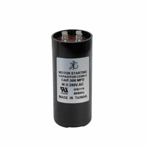 007-001-D-109 - Capacitor de arranque 300MF, 250V, para la caja de control AQUA PAK de 3 HP modelo CCQA 3230