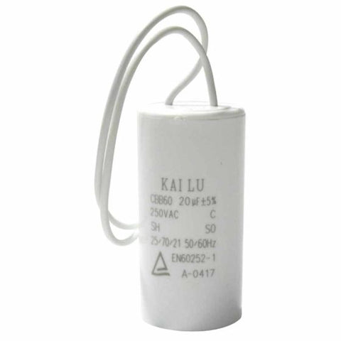 CAPAC-AP5E - Capacitor 20MF Â±5%, 250V, para la bomba AP-5X