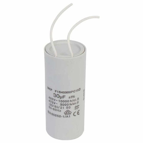 E2038 - Capacitor 30MF Â±5%, 425 - 475V para las bombas PRISMA15, 25, 45N, DELTA, TECNO, SILEN, ACUARIA07, 07N, 27, DRAIN, DRAINEX100, 200, 201