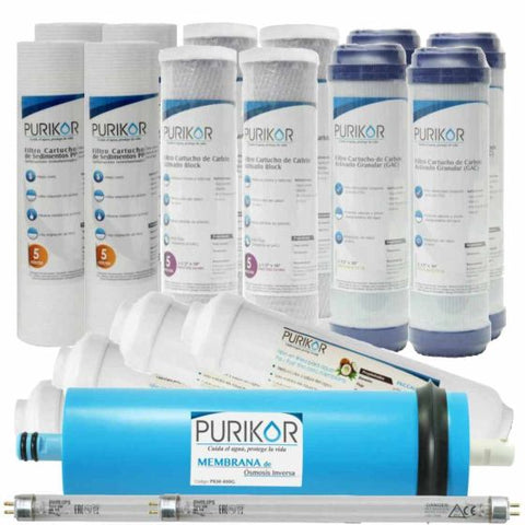 KIT24-RO400UV - Kit de mantenimiento para ósmosis inversa con UV