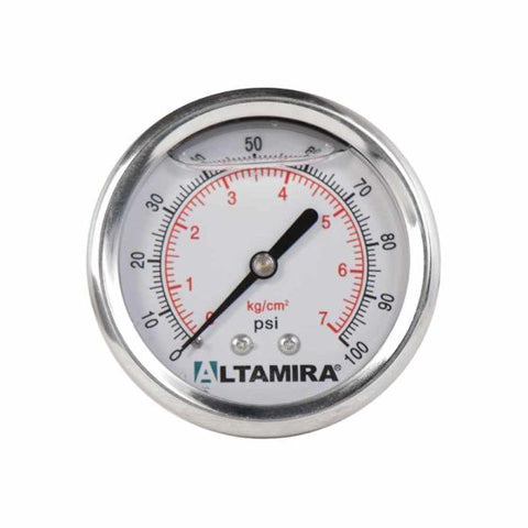 MAN0-100GBM - Manómetro con glicerina