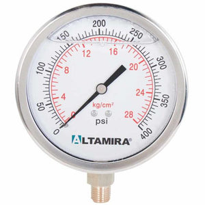 MAN0-400G4 - Manómetro con glicerina