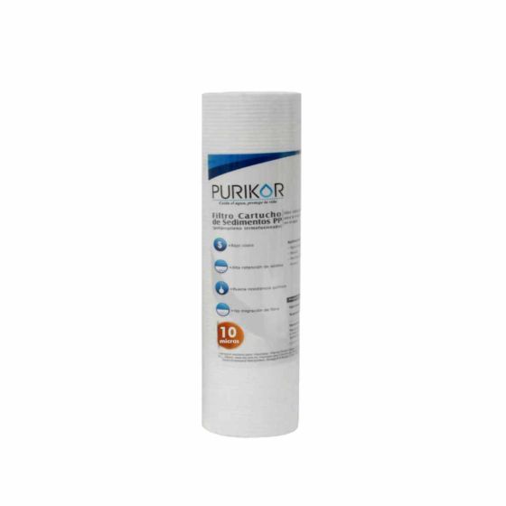 PKCPP2.5X10X10 - Filtro cartucho de polipropileno termofusionado