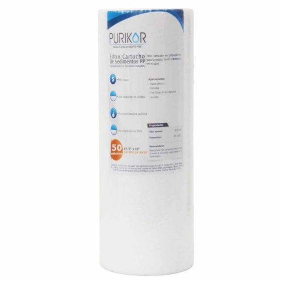 PKCPP4.5X20X50 - Filtro cartucho de polipropileno termofusionado
