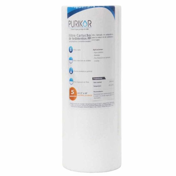 PKCPP4.5X20X5 - Filtro cartucho de polipropileno termofusionado