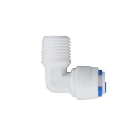 R-PK-DCC-002A - Adaptador codo tipo "L" para ÓSMOSIS, ULTRAFILTRACIÓN y FILTRACIÓN BÁSICA (RM1/4", T1/4")