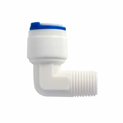 R-PK-DCC-002C - Adaptador codo tipo "L" para ósmosis inversa 400G (RM1/4", T3/8")