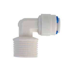 R-PK-DCC-005A - Adaptador codo tipo "L" para ósmosis inversa de 100G y 400G (RM3/8", T1/4")