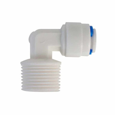 R-PK-DCC-005A - Adaptador codo tipo "L" para ósmosis inversa de 100G y 400G (RM3/8", T1/4")