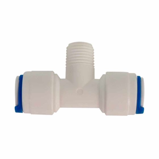 R-PK-DCC-007G - Adaptador tipo "T" para osmosis inversa 400G (T3/8", RM1/4", T3/8")