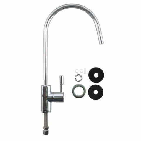 R-PK-GF06 - Llave de ganso cromada de lujo para ósmosis inversa de 100G y equipos de ultrafiltración